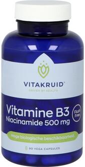 Vitamine b3 niacinamide 500 mg Voedingssuplement - 90 vega capsules