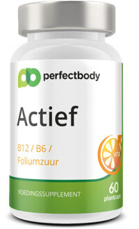 Vitamine B6, B12 En Foliumzuur - 60 Plantcapsules - PerfectBody.nl
