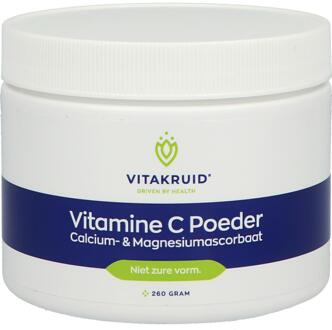 / Vitamine C poeder calcium- & magnesiumascorbaat - 260 gram