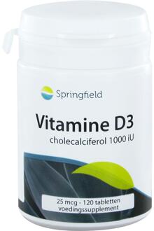 Vitamine D3 1000 IU - 120 Tabletten - Vitaminen