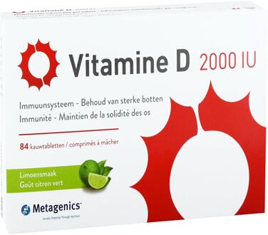 Vitamine D3 2000 IU 84 kauwtabletten