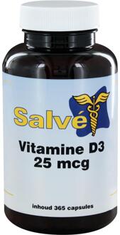 Vitamine D3 25 mcg 365 capsules