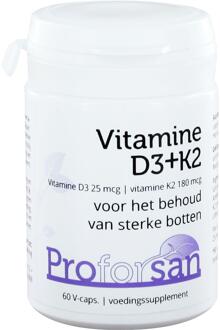 Vitamine D3 + K2 60 vegicaps