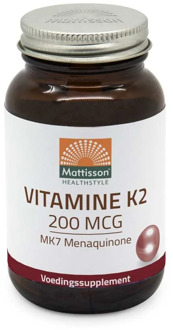 Vitamine K2 - 200mcg MK7 60 tabletten