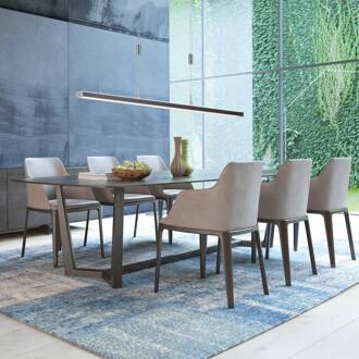 Vitan LED hanglamp, zandzwart, lengte 115 cm, 2-lamps, CCT