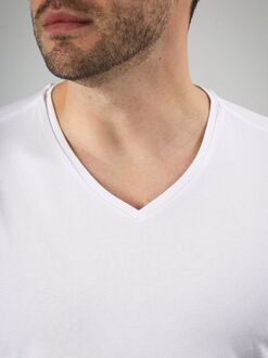 Vitasu T-Shirt V-Hals Wit 2-Pack - L,M,S,XXL