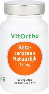 Vitortho Bèta-caroteen Natuurlijk 15 mg