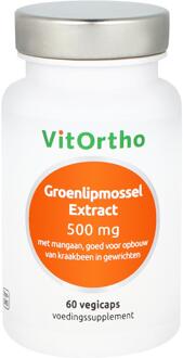 Vitortho Groenlipmossel Extract 500 mg (60 vegicaps)
