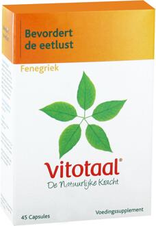 Vitotaal® Fenegriek - 45 capsules - Voedingssupplement