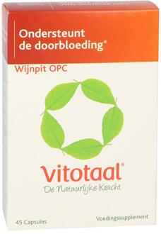 Vitotaal Vitotaal® Wijnpit OPC - 45 capsules - Voedingssupplement