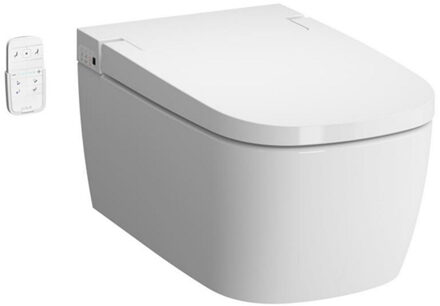 Vitra Douchewc VitrA V-care 1.1 Basic V-Care Randloos incl. Kinderfunctie & Ontkalkingsfunctie Bidetfunctie en Afstandsbediening Wit