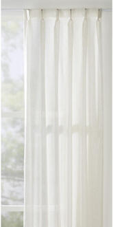 Vitrage Brisa - Off-white - Polyester/Linnen - Wit#Crème - H320 Cm