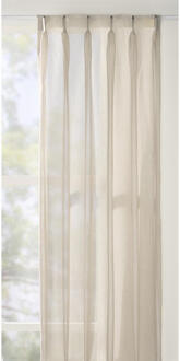 Vitrage Sintra Zand - Polyester - Crème - H315 Cm