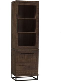Vitrinekast London Dark Mango