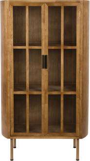 Vitrinekast 'Marlinda' Rubberhout, 140 x 80cm