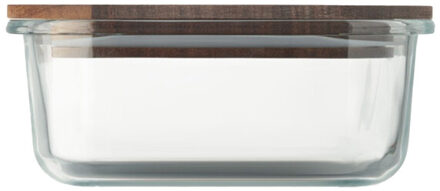 Vitrio lunchglas 800ml lunchbox - maat One size Wit