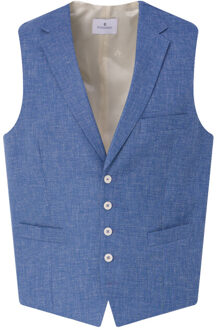 Vittorio gilet - maat 48 Blauw