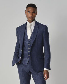 Vittorio gilet - maat 48 Blauw