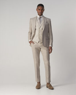 Vittorio gilet - maat 54 Beige