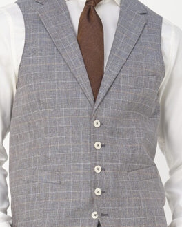 Vittorio wedding gilet Bruin - 46