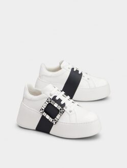 Viv Skate Sneaker Hoge Zool Wit - maat EU 39