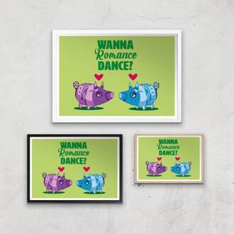 Viva Pinata Wanna Romance Dance Pig Art Print Giclee Art Print - A2 - Print Only Meerdere kleuren