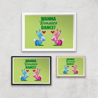 Viva Pinata Wanna Romance Dance Rabbit Art Print Giclee Art Print - A2 - White Frame Meerdere kleuren