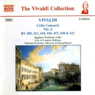 Vivaldi: Cello Concerti Vol 4 / Wallfisch, Kraemer
