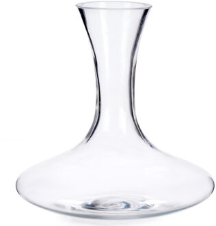 Vivalto Glazen wijn karaf / decanteer kan 1,4 liter 21 x 21 cm - Decanteerkaraf Transparant