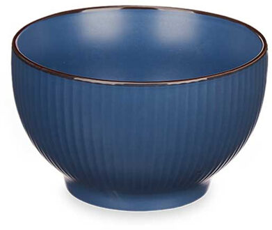 Vivalto Kommetjes/serveer schaaltjes - Mistique - porselein - D14 x H8 cm - blauw - Stapelbaar