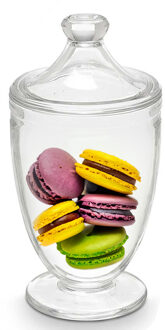 Vivalto Snoeppot/voorraadpot Candy Box - Bonbonniere - glas - met luchtdichte deksel - D12 x H24 cm