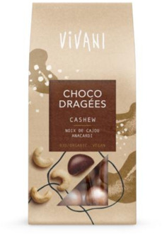 VIVANI Choco Dragees - Cashew - 75 gram