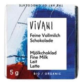 VIVANI Chocolade naps melk 5 gram 200x5 Gram