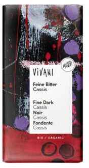 VIVANI Chocolade Puur Met Cassis Bio (100g)