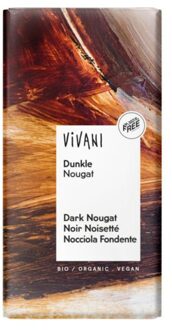 VIVANI Chocolade Puur Praline Nougat Bio (100g)