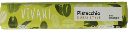 VIVANI Melkchocoladereepje Pistacchio (Dubai style) To Go - 40 gram