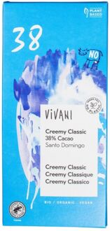 VIVANI Vegan chocolade creemy classic - 80 gram