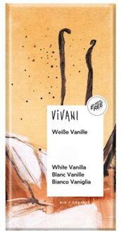 VIVANI Witte chocoladereep met vanille