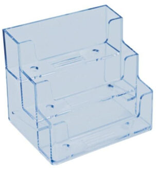 Vividcraft Desktop Kantoor Visitekaarthouder Stand Helder Transparant Acryl Aanrechtblad Display Stand Bureau Accessoires K-503