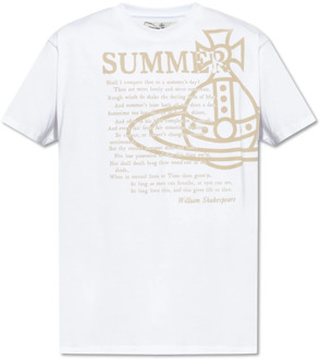Vivienne Westwood Bedrukt T-shirt Vivienne Westwood , White , Heren - 2Xl,Xl,L,M,Xs