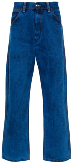 Vivienne Westwood Blauwe Acid Wash Denim Jeans Vivienne Westwood , Blue , Heren - W31,W30,W32