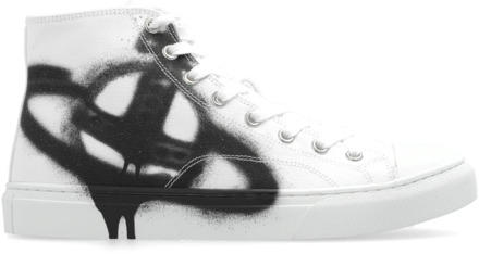 Vivienne Westwood Hoge sneakers met Plimsoll Vivienne Westwood , White , Dames - 38 Eu,39 Eu,40 Eu,36 EU