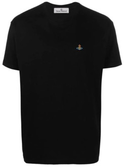 Vivienne Westwood Logo T-shirt met voorprint Vivienne Westwood , Black , Heren - L