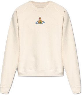 Vivienne Westwood Sweatshirt met logo Vivienne Westwood , Beige , Heren - XL