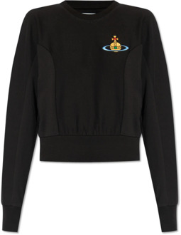 Vivienne Westwood Sweatshirt met logo Vivienne Westwood , Black , Dames - L,M,S