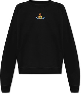 Vivienne Westwood Sweatshirt met logo Vivienne Westwood , Black , Heren - Xl,L,M