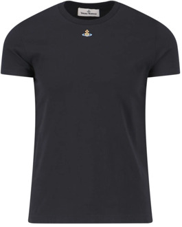 Vivienne Westwood T-Shirts Vivienne Westwood , Black , Heren - Xl,M