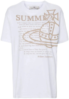 Vivienne Westwood T-Shirts Vivienne Westwood , White , Heren - 2Xl,Xl,L,M