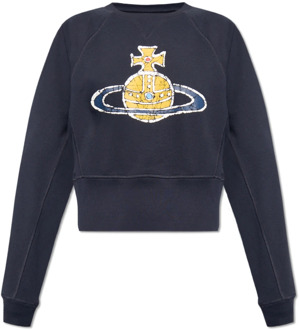 Vivienne Westwood Tijdmachine bedrukte sweatshirt Vivienne Westwood , Blue , Dames - L,M