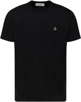 Vivienne Westwood Zwarte T-shirts en Polos van Vivienne Westwood Vivienne Westwood , Black , Heren - L,M,S